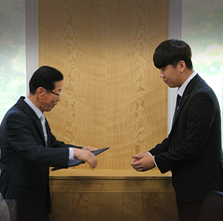 장학생 장학증서 수여식